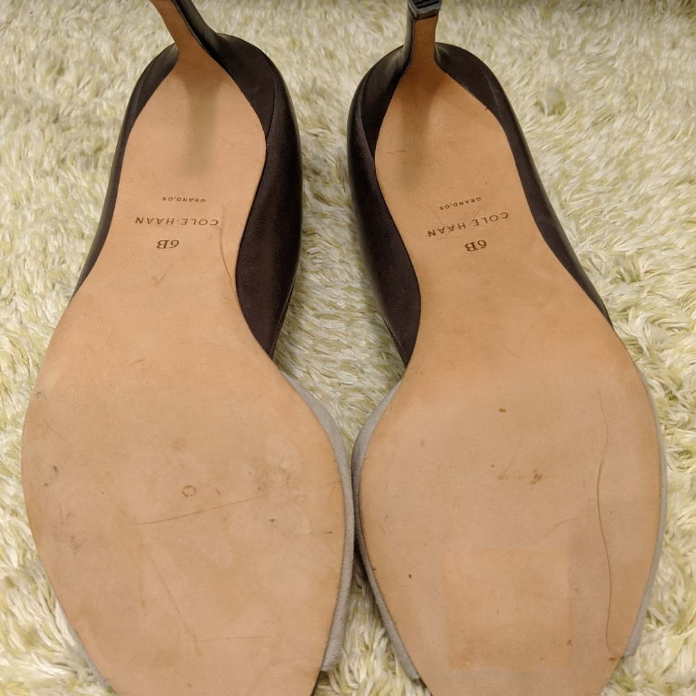 Cole Haan Antonia open toe pump 6B - Picture 4 of 4